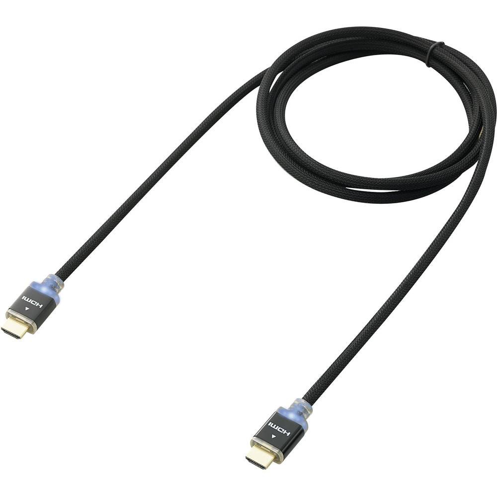 SpeaKa Professional SP-7870020 Audio Cable Black PVC 2m