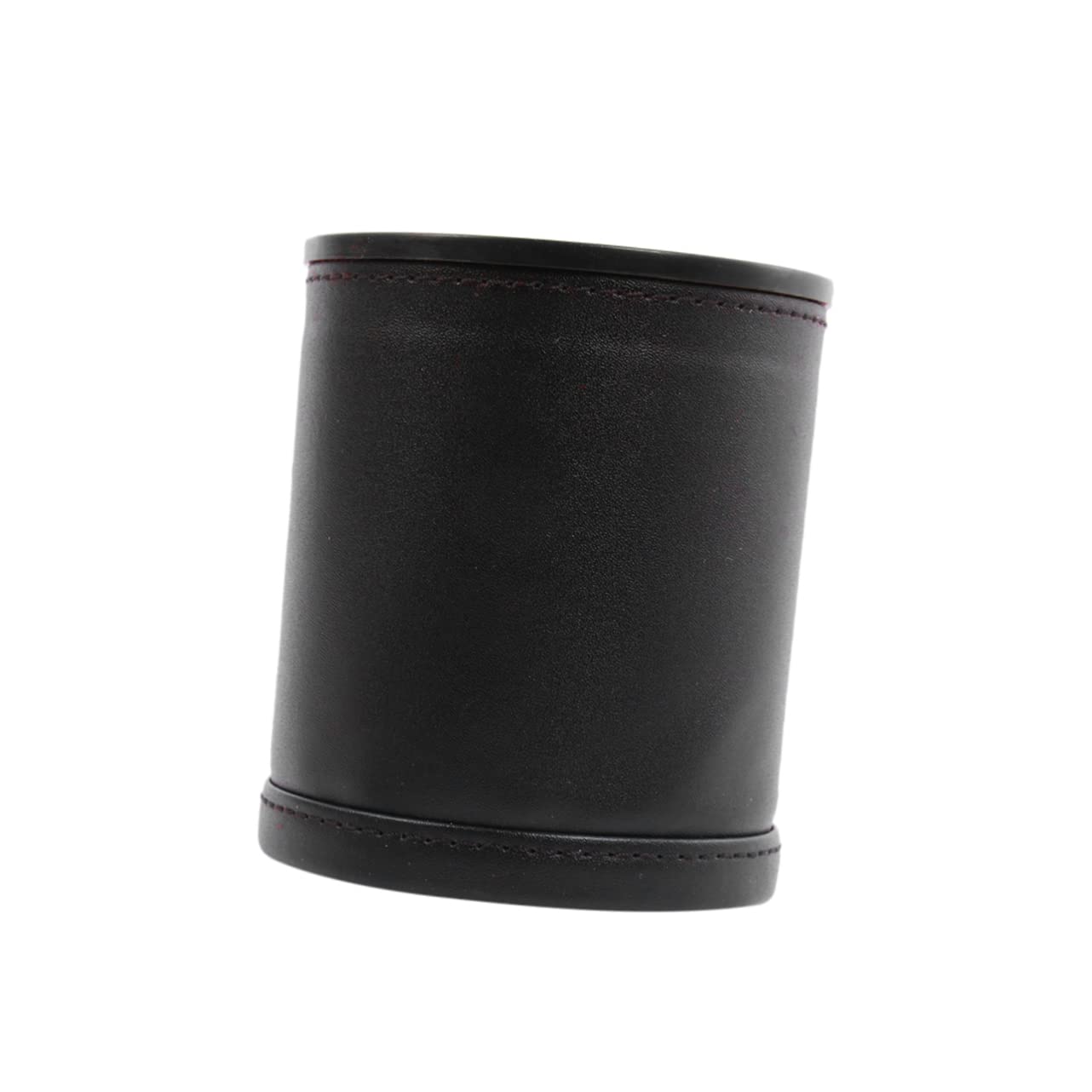 Abaodam 3sätze Pu-Leder Würfelbecher Mit PVC-würfeln Leiser Dice Cup Für Bar Und Familienspiele Für Camping Und Partys Robustes Design Schwarz