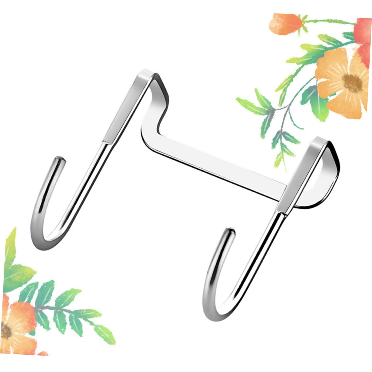 Alipis 12piezas Gancho S-shape De Acero Inoxidable Gancho Multiusos Sin Clavos Para Cocina y Baño y Fácil De Instalar