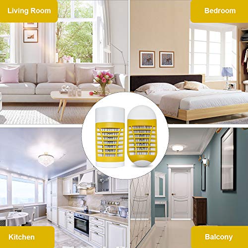 Andoer Lâmpada mosquiteira assassina AC 110-220 V para interior Lâmpada repelente de mosquitos com s