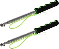 Vista 12 de Othmro 4 punteros telescópicos huecos para profesores, puntero de enseñanza para aula, puntero retráctil de mano de metal de longitud extendida