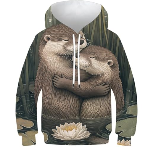 Sweat Capuche 3D Garçon 12-14 Ans Anti-Froid Automne | Lot de 2 Pulls