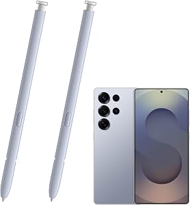 2 Pack Galaxy S25 Ultra S Pen for Samsung Galaxy S25 Ultra S Pen Replacement, US Version, EJ-PS938BBEGUJ, Stylus Pen for Samsung Galaxy S25 Ultra (Light Silver)