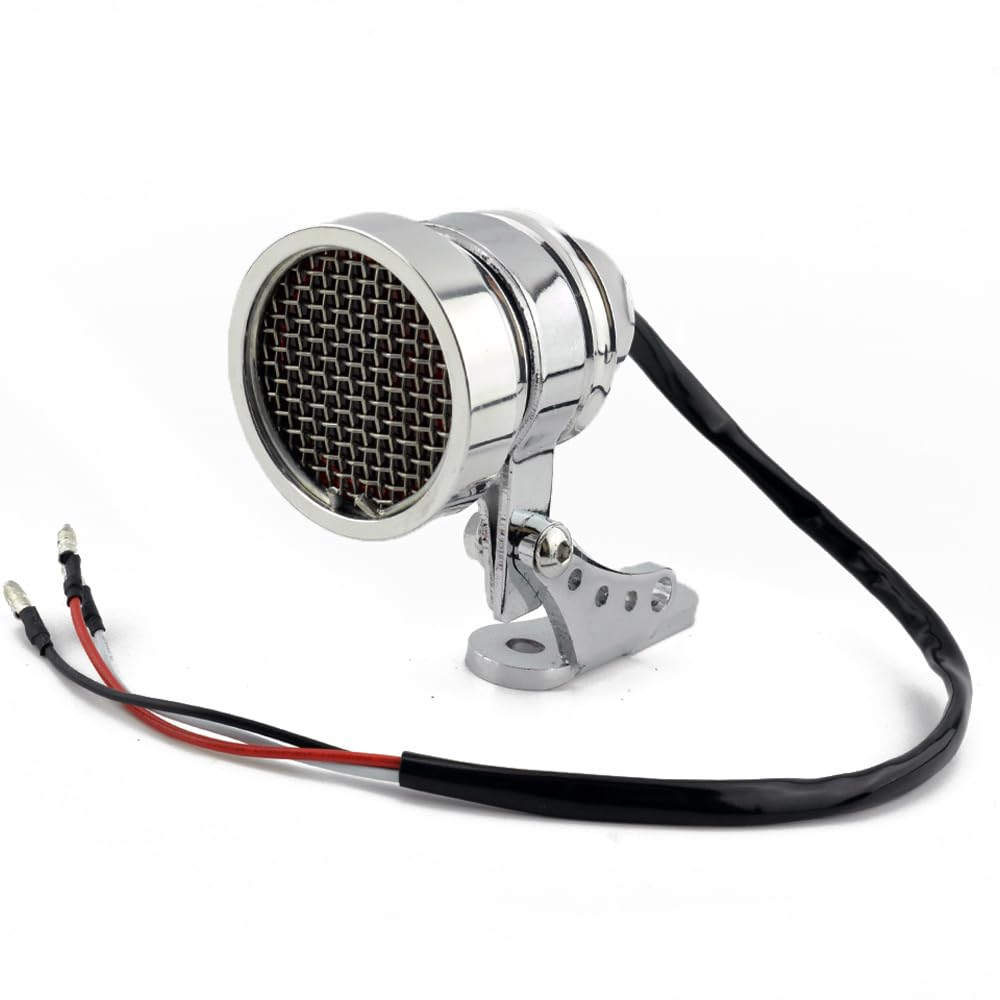 Boldness Motorcycle Integrated LED Motorcycle Rear Brake Stop Running Mini CNC Bullet Custom Fender Tail Light Mounting Bracket For Cafe Racer Chopper License Plate