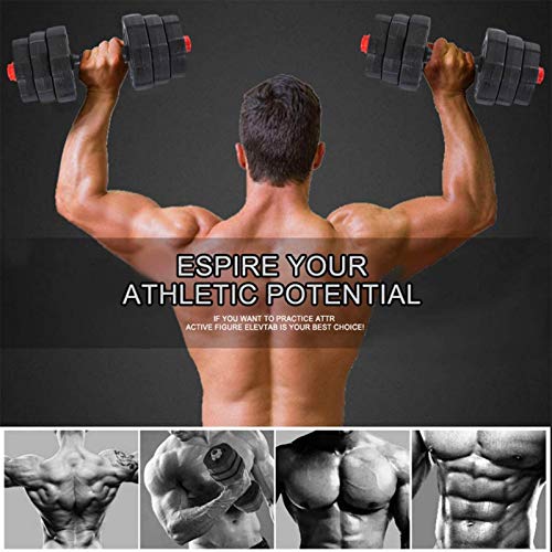 HOMELIVE Dumbbell Set Weight Sets for Home Gym, Adjustable Weights Dumbbells Set with Connecting Rod, Suitable for Strength Training, Weight Loss, Gym Work?22/44 / 66/88.18/110 Pound? - Thumbnail 5