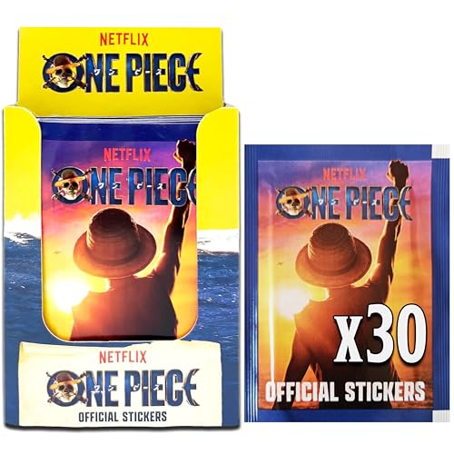 One Piece Stickers, 30 Packs de Figurines, 150 Figurines au total