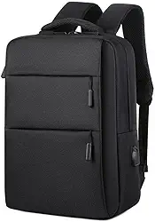 Mochila Executiva Reforçada para Notebook 15.6' Trabalho Faculdade Viagem Escolar Masculina Feminina Bolsa Resistente com Saída USB Moderna e Espaçosa