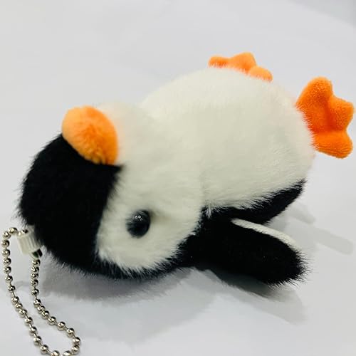 Miniatura 7 de Alodidae 9 llaveros de peluche de animales de peluche, regalos de pingüinos y suministros de fiesta, colgante pequeño de pingüino para bolsa y árbol