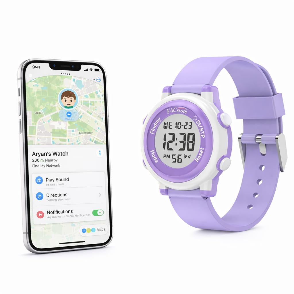 Kids Tracking Watch (Purple)-image-22