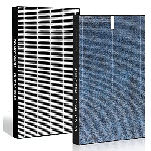 MSHNE シャープ空気清浄機用フィルター 脱臭フィルター 集塵フィルター 集じんフィルター 集塵 脱臭一体型 HEPA 互換品 活性炭 FZ-W65HFにご対応