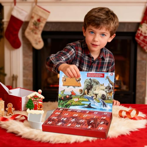 Calendrier de compte à rebours de Noël idéal comme cadeau de fêtes