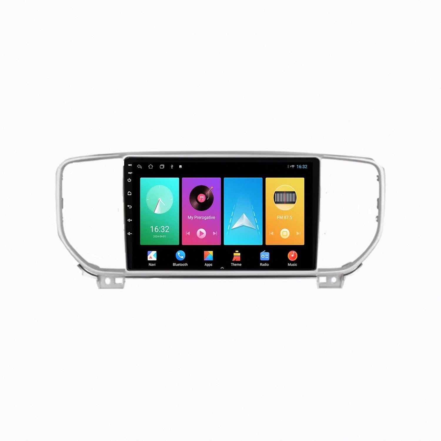 Pantalla de coche con Carplay inalámbrico para Kia Sportage 2016-2023 y Mirror Link 32G 8