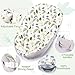 Baby Lounger- Baby Nest for 0-24 Months, Ultra Soft Organic Cotton Breathable & Portable Baby Lounger, Baby Lounger Pillow for Newborn