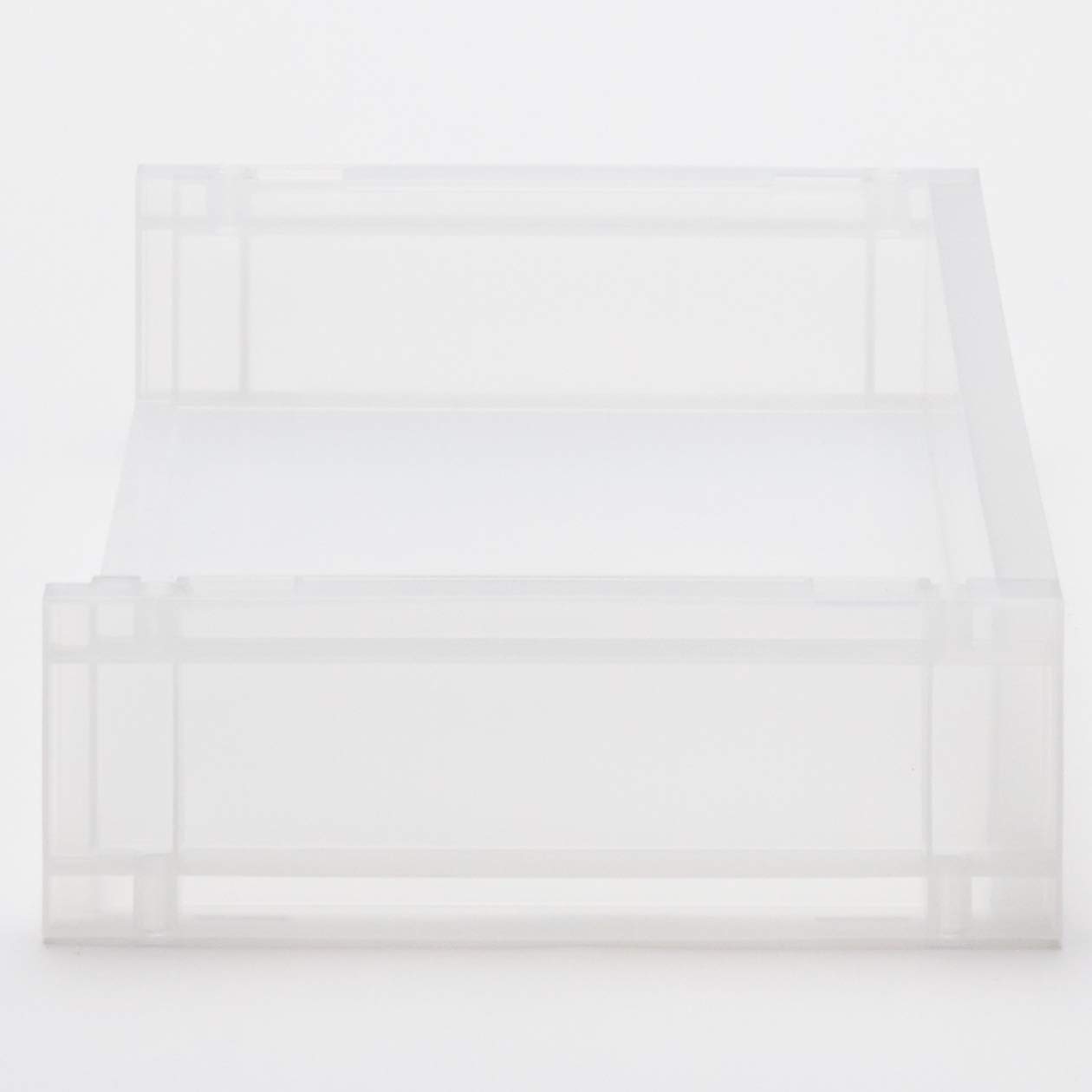 Amazon｜無印良品 ポリプロピレン収納ラック 幅37×奥行26×高さ9cm 薄型 
