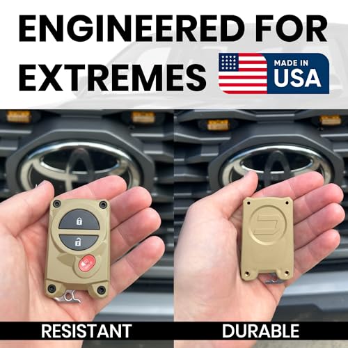 Image of for Toyota Key Fob Cover with Built-in Bottle Opener - Rugged Protective Shell for Tundra (2007-2017) & Tacoma (2005-2015) - Enhanced Grip & Durability - Key Fob Replacement Shell - Custom Colors