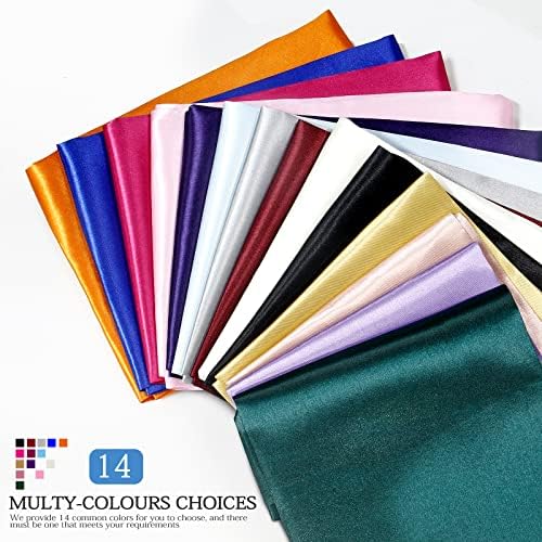 VACVELT Charmeuse Satin Fabric by The Yard, 60 Inch Wide Black Satin Fabric Shiny & Soft Cloth Fabric, Silky Satin Fabric for Bridal Dress, Wedding Decorations, Crafts, Sewing, Draping (1 Yard) - 3