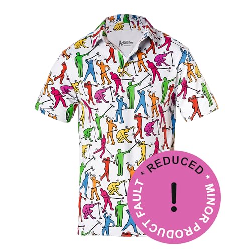 Image of Royal & Awesome Funny Golf Shirts for Men, Mens Golf Shirt, Crazy Golf Shirts for Men, Fun Golf Polos for Men, Mens Polo Golf