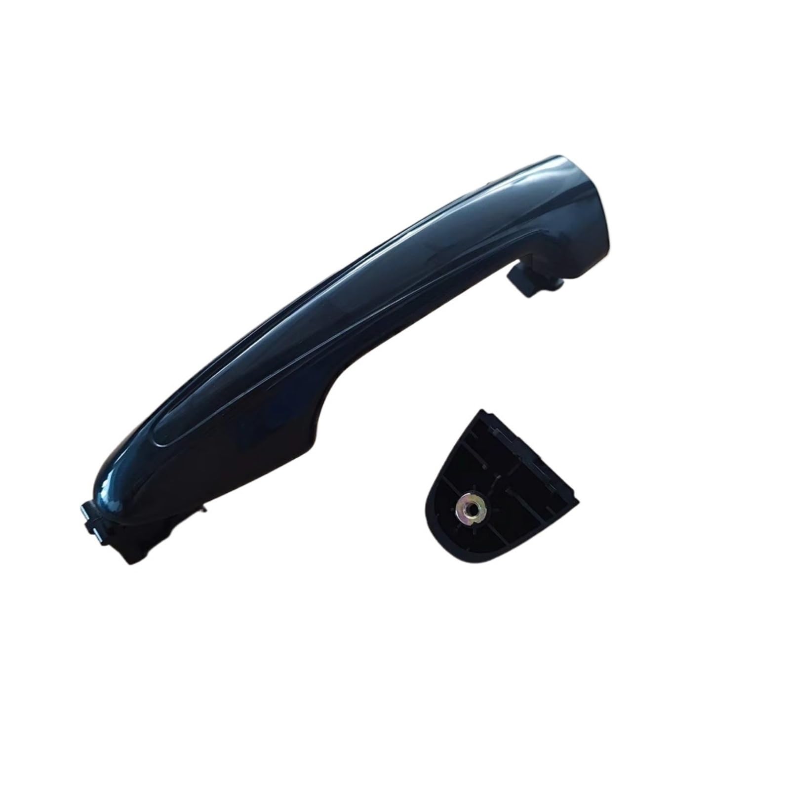 IUKMR for Toyota for HILUX for REVO 2015-2018 for RAV4 2013-2016 Black&Chrome Front & Rear Exterior Door Handle Car Outer Door Handle(Black,Front Right)