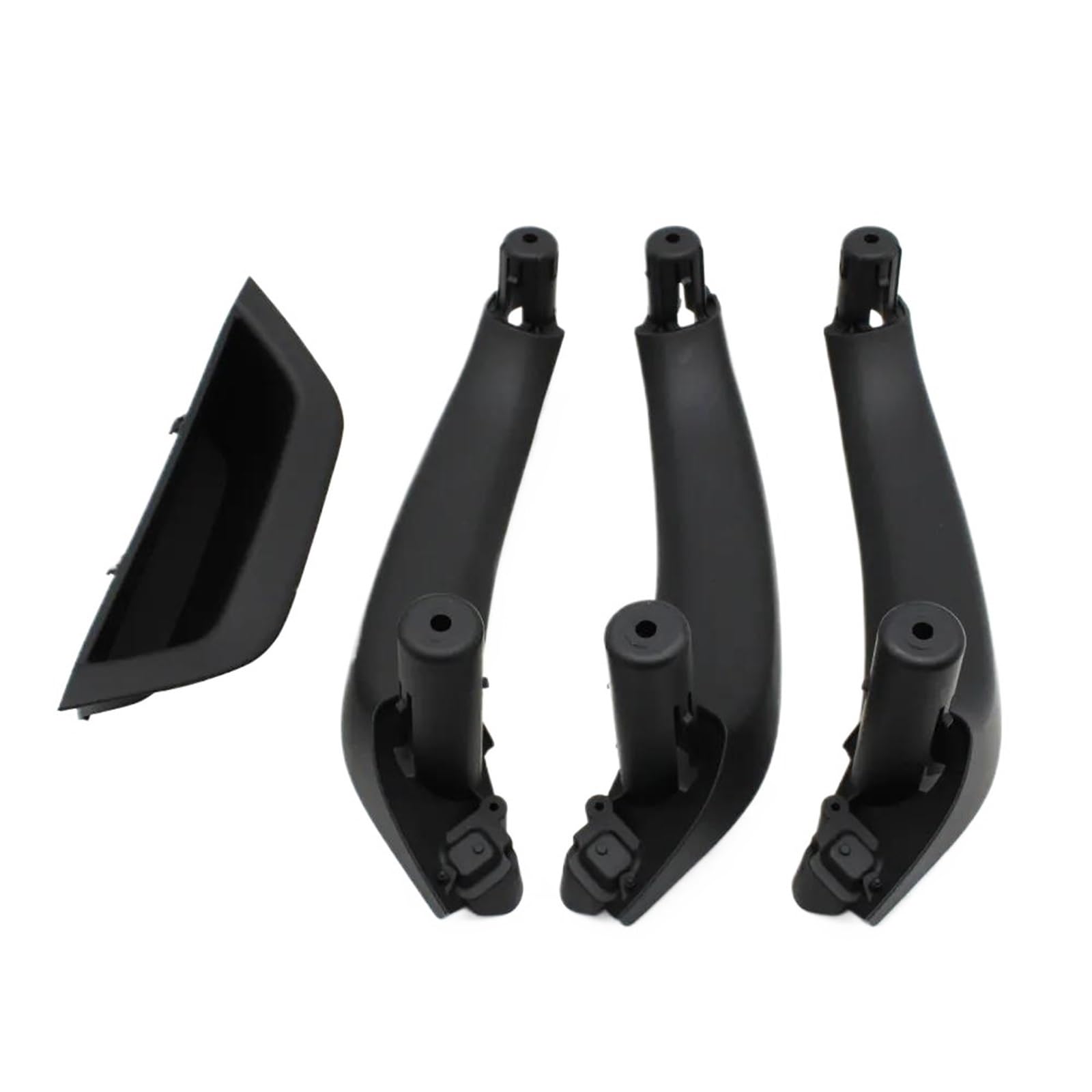 JYUTDW Inner Door Handle Car Interior Door Handles Pull Accessories for BMW for X3 X4 F25 F26 2010-2016(LHD-Black)