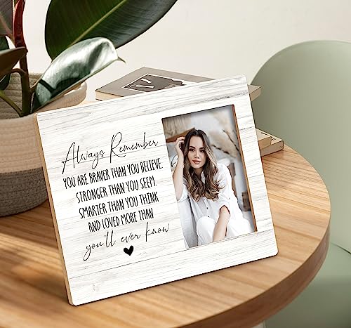 SRADMO-Always-Remember-You-are-Braver-Than-You-Believe-Picture-FrameInspirational-Saying-Gifts-108-inch-Wooden-Tabletop-Photo-FramePositive-Gifts-Cheer-Up-Gifts-for-Women-Teen-Girls SRADMO Always Remember You are Braver Than You Believe Picture FrameInspirational Saying Gifts 108 inch Wooden Tabletop Photo FramePositive Gifts Cheer Up Gifts for Women Teen Girls