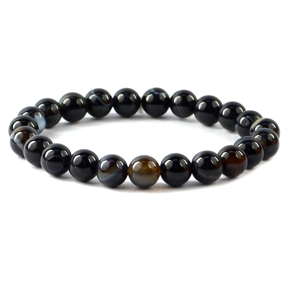 Reiki Crystal Products Natural Sulemani Hakik Bracelet, Botswana Agate Stone Bracelet, Crystal Stone Bracelet, Gemstone Beads Reiki Healing Bracelets - Boys (B019B17MIG) Amazon Price History, Amazon Price Tracker