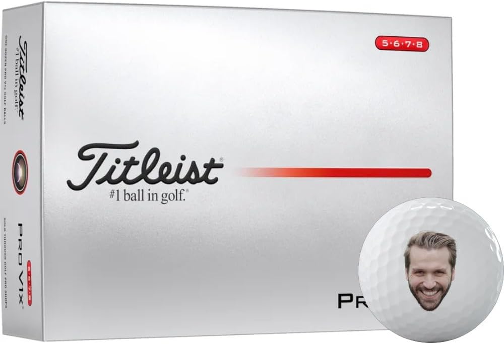 Titleist Pro V1x High Number Photo Golf Balls - 2025 Model