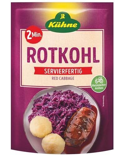 Kühne Klassischer Rotkohl im Beutel, Fix und Fertig nach Familienrezept, 400 g