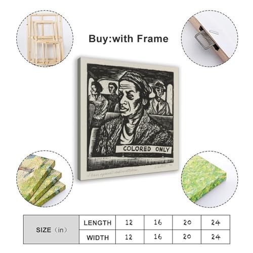 Impression sur toile Elizabeth Catlett pour habiller un mur vide avec un tableau engagé - 5