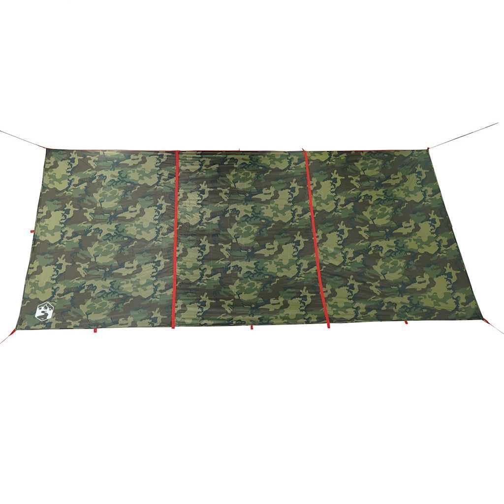 Telo da campeggio mimetico 451 x 420 cm impermeabile esterno | Tenda di protezione solare per giardino, campeggio, escursionismo, amaca