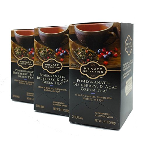 Private Selection Pomegranate, Blueberry & Acai Green Tea (Pack Of 3) #TOP1
