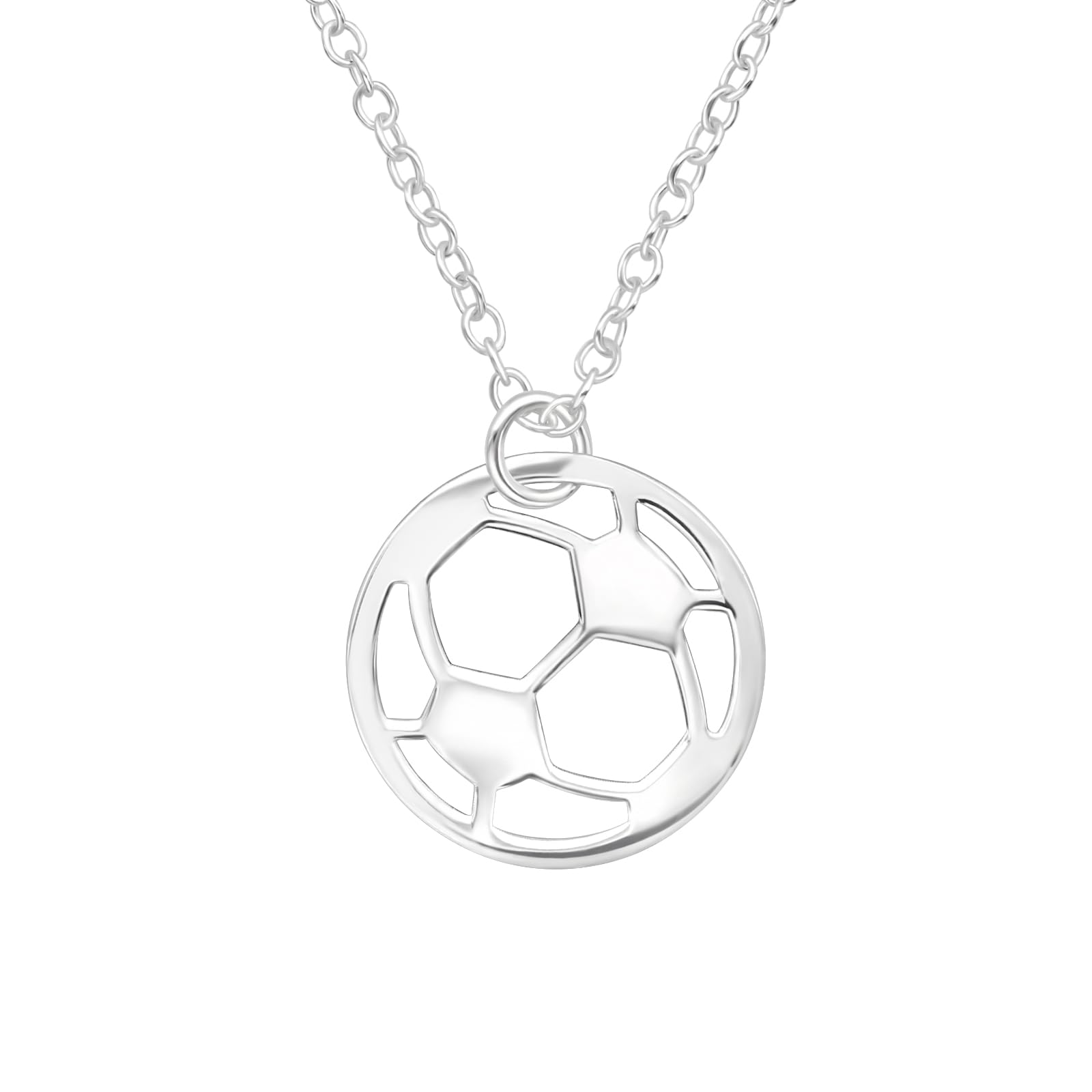 Katy CraigFootball Soccer Necklace - 925 Sterling Silver