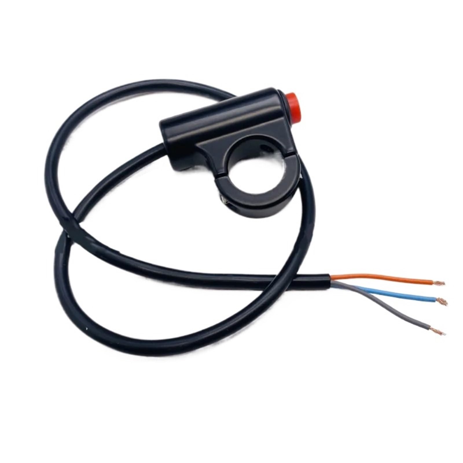 Interruptor moto Interruptor de motocicleta, botón luz peligro, vehículo eléctrico, doble Flash advertencia, lámpara emergencia, pieza intermitente señal (2PCS)
