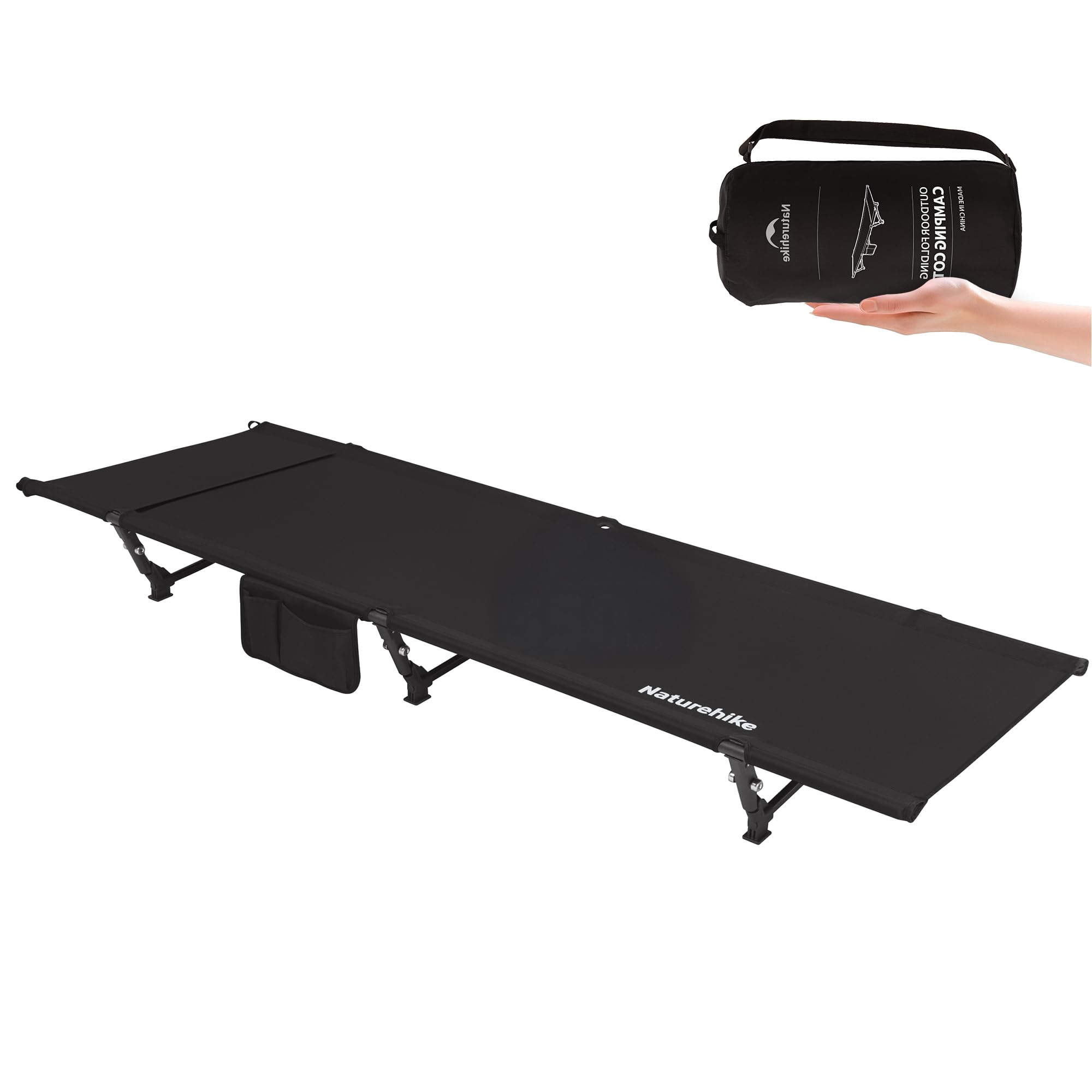 Naturehike Camping Cot - Ultralight Portable Folding Bed & Camp Bed Tent