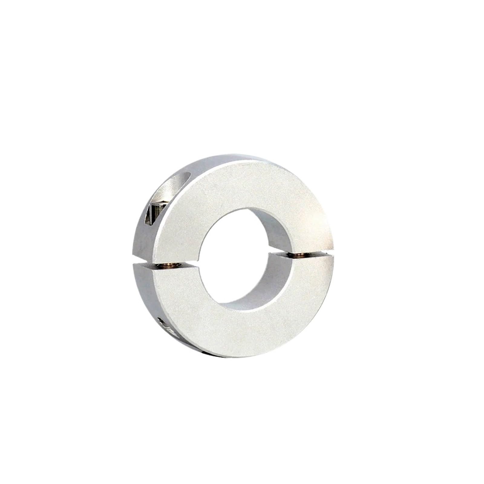HGCOEYR Single Split Shaft Collar, Fixed Ring F/A Split Limit Shaft Retaining Stop Collar Anodized Aluminum Multiple Sizes(15x35x10)