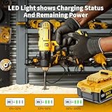 5500mAh Replacement for Dewalt 18V Battery - 2 Pack 5.5Ah Li-Ion 18v DCB180 DCB184 DCB200 DCB182 DCB181 DCB201 DCB204 DCB183 DCB185 DCB203 for Dewalt Power Tools - Image 5