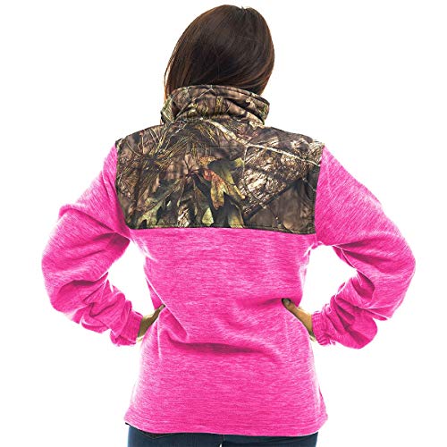 TrailCrest Women's C-Max Full Zip Polar Fleece Jacket Mossy Oak Camo Patterns2