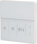 KUIDAMOS Smart Thermostat Voice Control Programmable Precision Temperature Control for Home Heating White 86 X 86mm (16A Electric Heater White 90-240V)