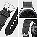 Spigen Retro Fit Designed For Samsung Galaxy Watch 3 45mm Band Strap (2020) / Galaxy Watch 46mm Band (2018) / OnePlus Watch Band/Gear S3 Frontier Band / S3 Classic Band Strap - Black