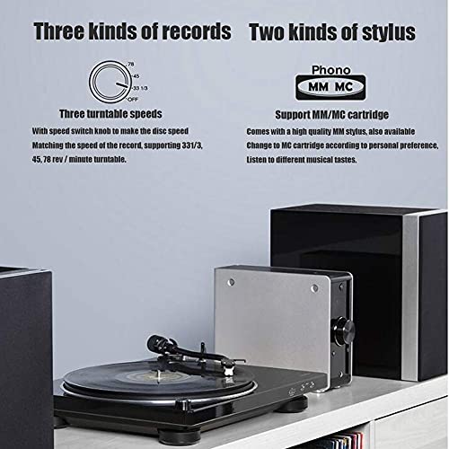 WENQJ Tourne-Disque Vinyle Hi-FI & Home vers Haut-parleurs USB Platine Vinyle à entraînement par Courroie numérique… - Les Beatles, Paul McCartney, John Lennon, RIngo Starr, George Harrison WENQJ Tourne-Disque Vinyle Hi-FI & Home vers Haut-parleurs USB Platine Vinyle à entraînement par Courroie numérique… – Image 7
