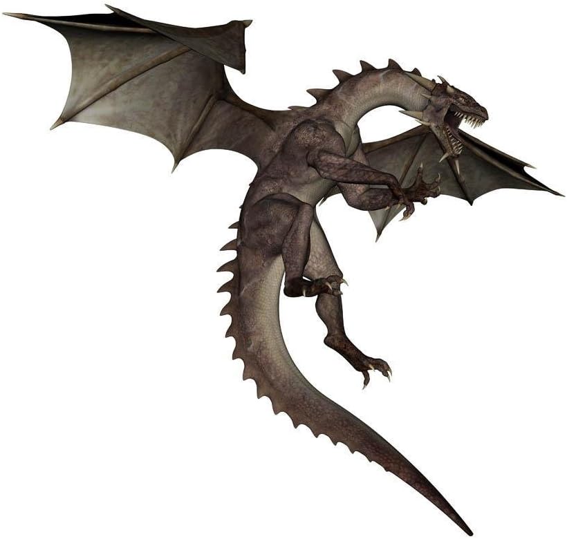 Dragon Wall Decal Peel and Stick Graphic (12 in W x 10 in H) WM232565