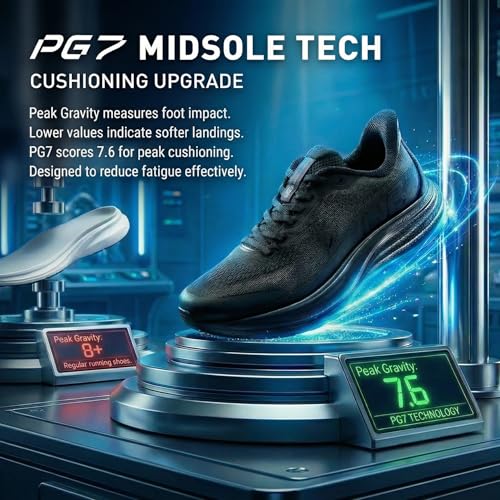 Image of ANTA Men's PG7 3.0 Cushioning Running Shoes Enhanced Lateral Support Athletic Sneakers Lightweight and Breathable Shoes for Gym Walking and Standing
