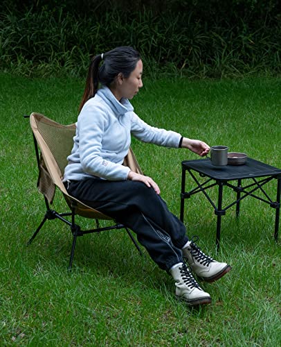 Iclimb 1 Anti-Sinking Folding Chair And 1 Two Heights Super Easy Assemble Cot And 1 3M Thinsulate Insulation Warm Sleeping Bag Bundle, Ultralight Compact For Adults Outdoor Backpacking Camping Glampin #TOP3