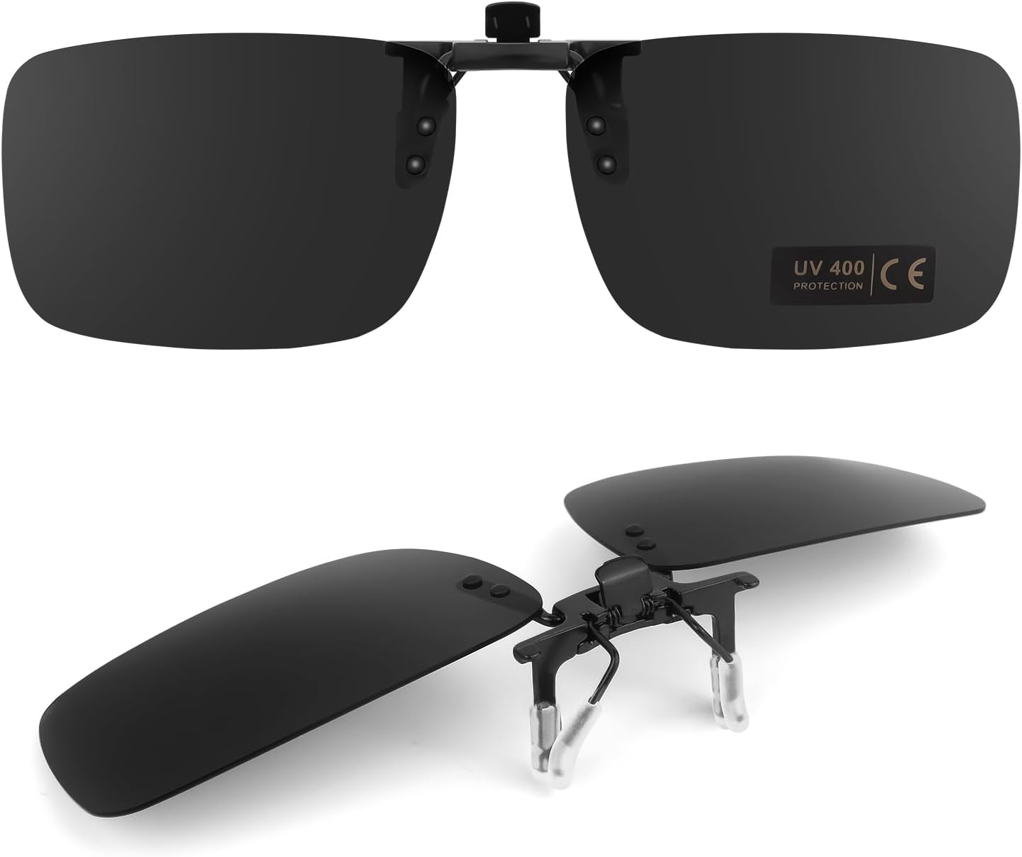 Clip On Sunglasses Polarized Flip up Driving Glasses For Men Women,UV400 Protection|HD Vision|Anti Glare|Safe Driving