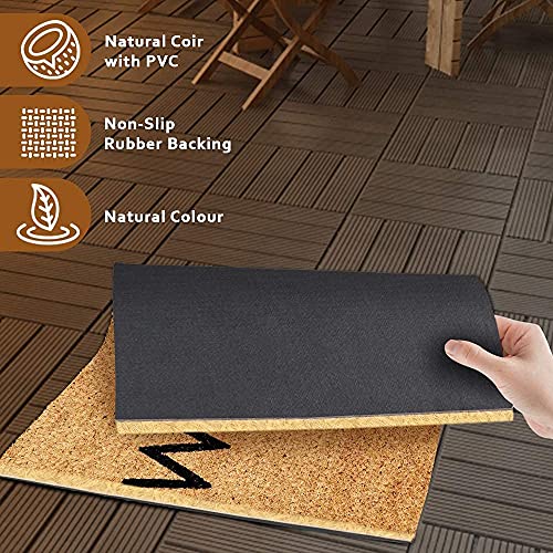 Image of Onlymat inchWelcome Gin Printed Doormat, Anti-Slip Coir with PVC Backing (75x45cm), Black /Brown - Rectangular Rug for Entryway, Outdoor, Home, Door, Floor, Hall & Living Room Use