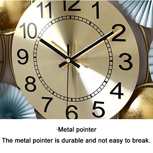 Horloges murales modernes en métal 3D grande taille pour décoration intérieure - 4