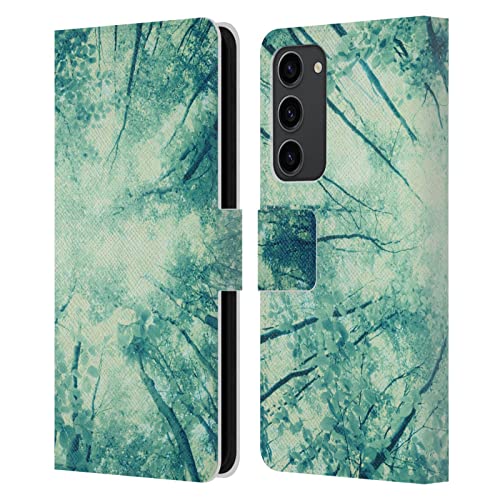 Étui portefeuille en cuir Samsung S23+ Head Case Designs Dorit Fuhg