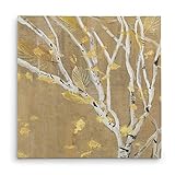Wexford Home Birch Wood III Gallery Wrapped Canvas Wall Art, 32x32