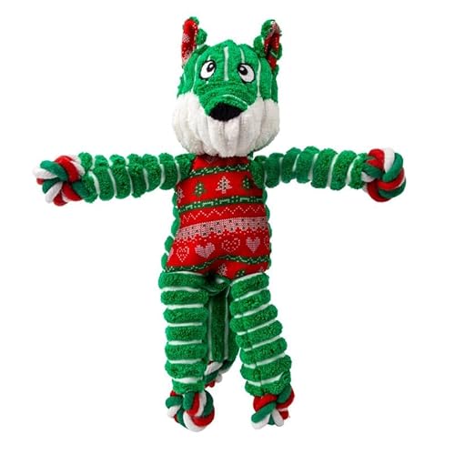 Kong Holiday Floppy Knots Fox Small/Medium - 2
