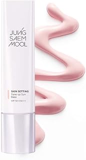 JUNG SAEM MOOL Skin Setting Tone Up Base 1.35 Fl Oz, Pink Luminizing Makeup Primer, Hydrating K-Beauty Base for Radiant Glow & Smooth Skin, Camu Camu for Vibrant Complexion, Longlasting, Korean Makeup