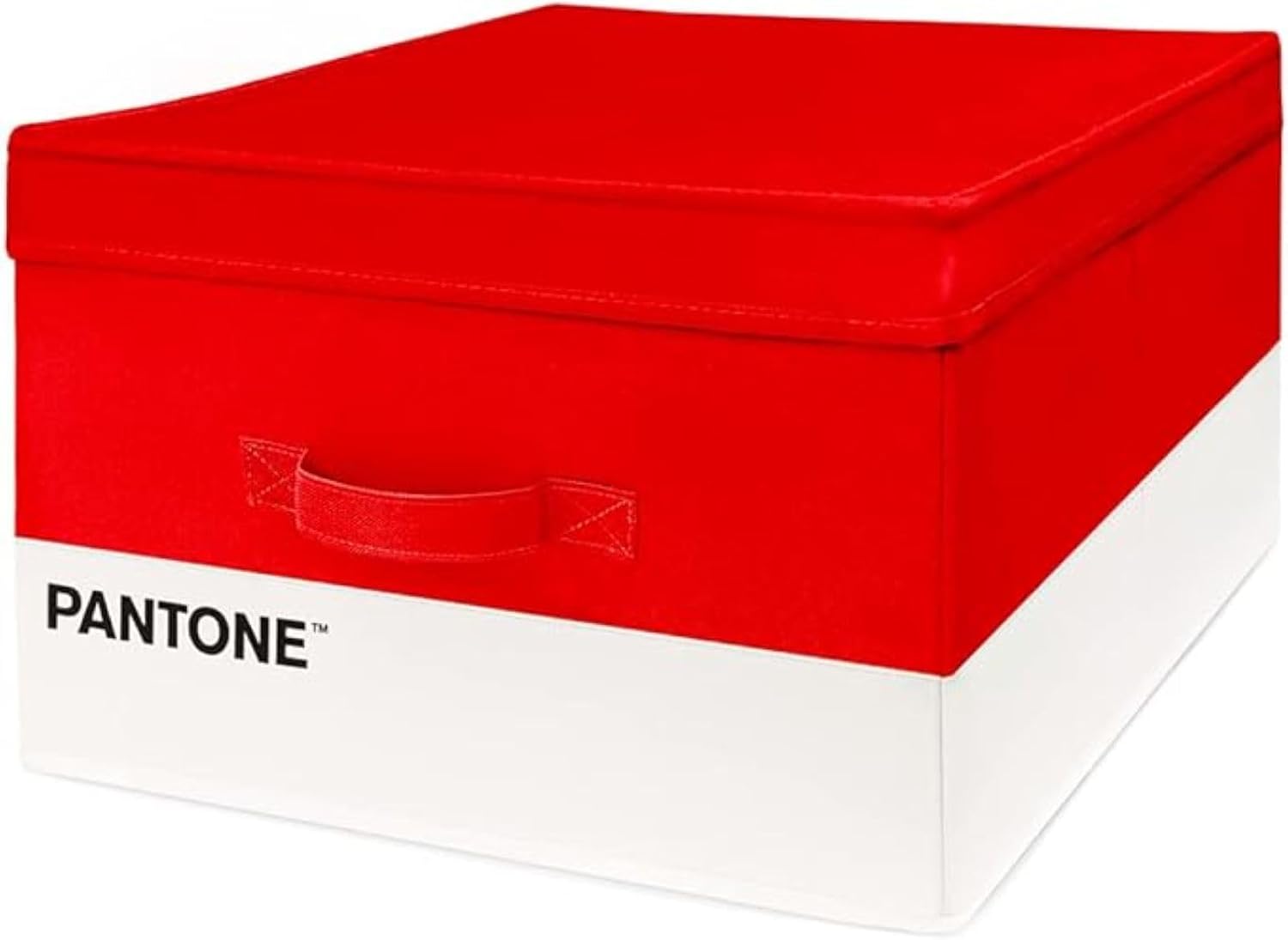 mDesign Scatola contenitore – Scatole per armadi a pois in tessuto per riporre vestiti, scarpe